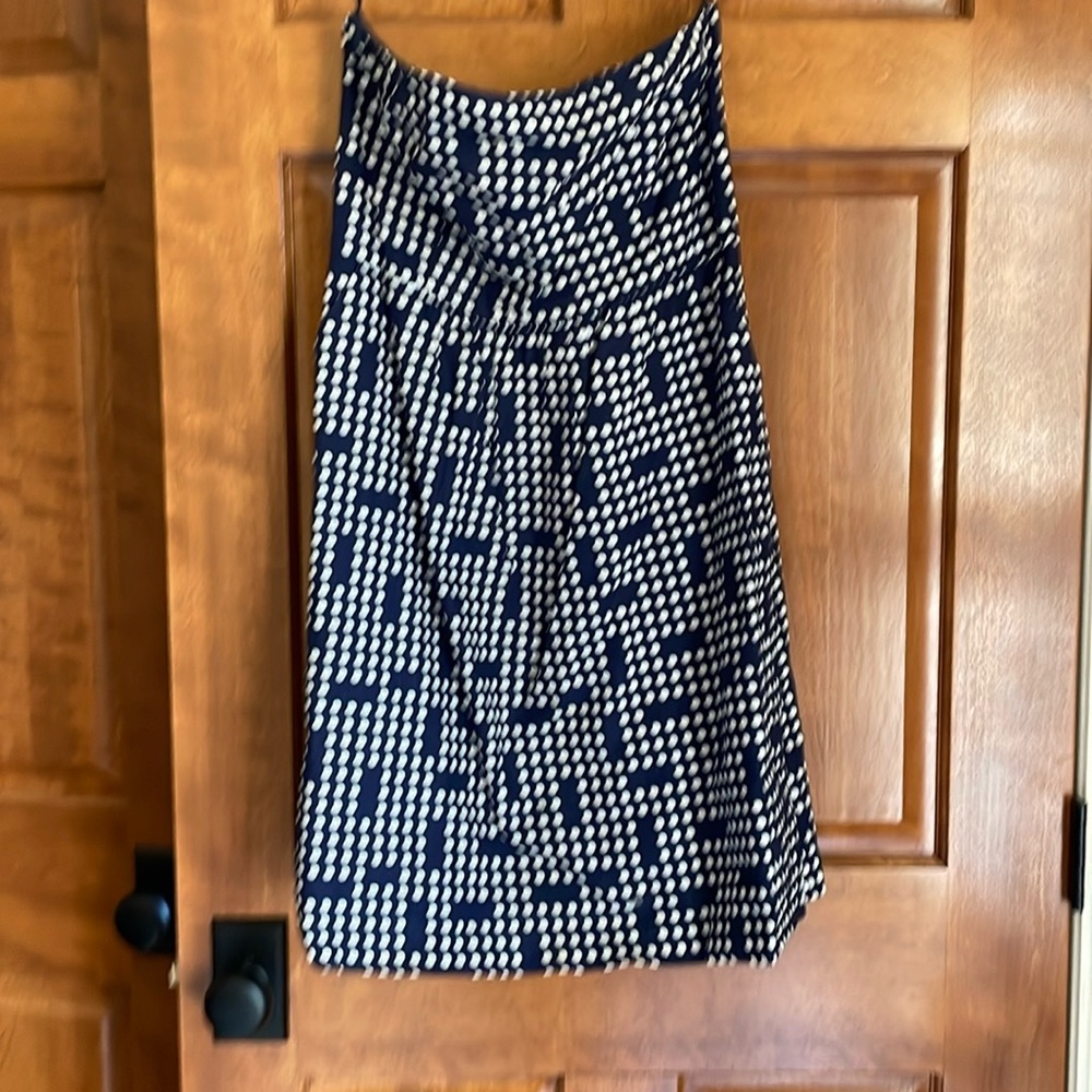Strapless A Line dress.